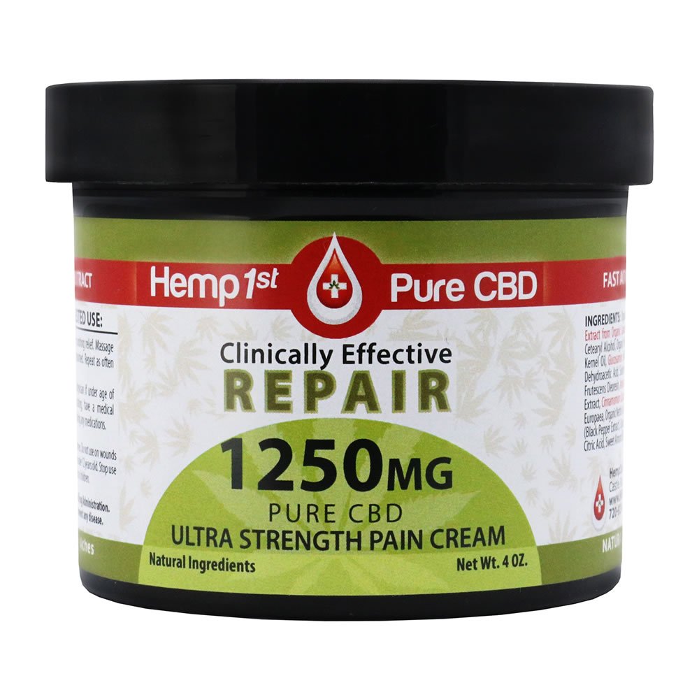 1250mg CBD Pain Relief Cream