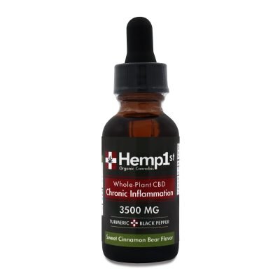 3600mg Organic CBD - Chronic Inflammation Cinnamon Turmeric Advanced Formula