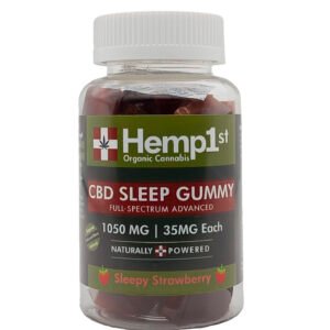 1050mg CBD Sleep Gummies- Sleepy Strawberry